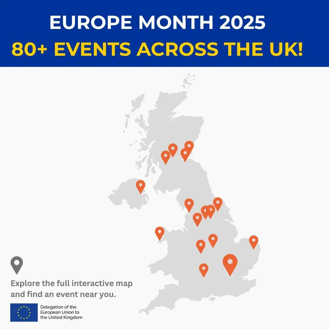 Celebrate Europe Month across the UK